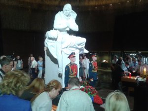 Участие ветеранов района Коптево в Акции «Свеча памяти» на Поклонной горе