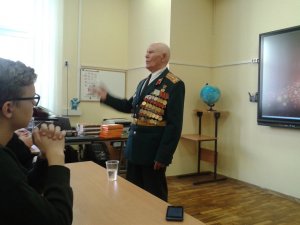 Урок истории с участником Великой Отечественной Войны.