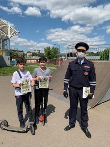 Госавтоинспекторы севера Москвы провели профилактическое мероприятие «Безопасный велосипед»