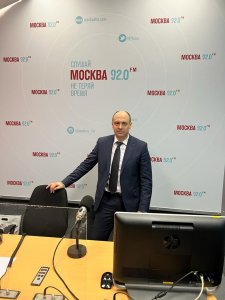 Руководители ОЭБиПК УВД по САО приняли участие в прямом эфире радиостанции «Радио Москвы»
