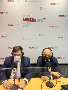 Руководители ОЭБиПК УВД по САО приняли участие в прямом эфире радиостанции «Радио Москвы»