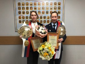 УВД по САО состоялось награждение сотрудников полиции, завоевавших два «золота» на чемпионате России по кикбоксингу 