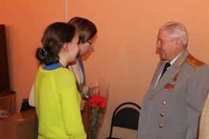 Поздравляем ветерана ВОВ Полтавцева Н.Л. с Юбилеем!